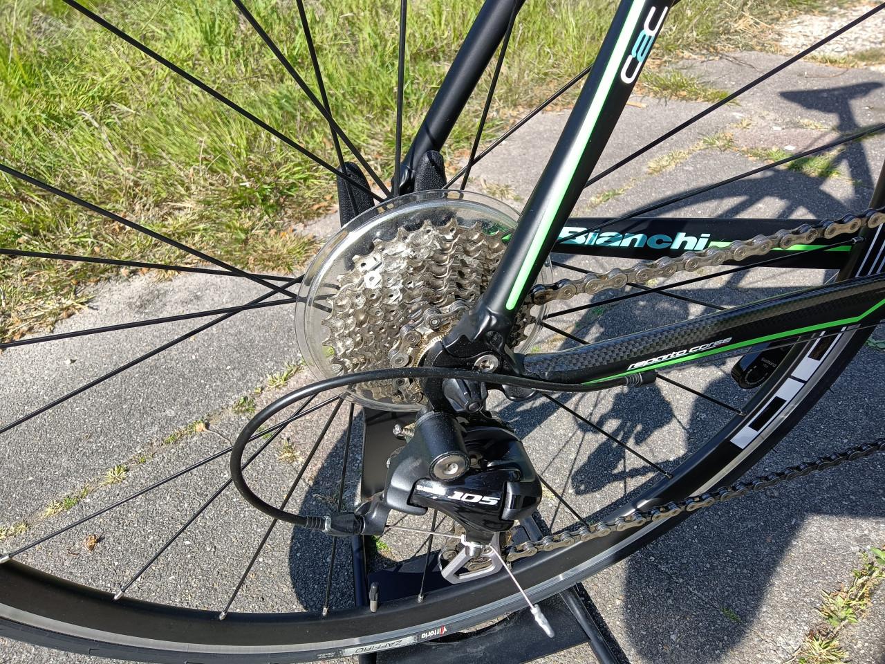 Bianchi racefiets in Belkin uitvoering