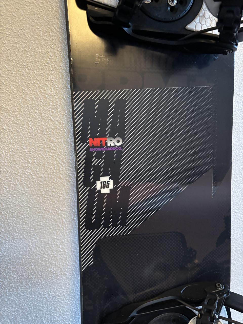 Snowboard Nitro Magnum 165 + FLOW bindingen