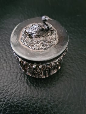 Oud vintage sieraden/tanden doosje