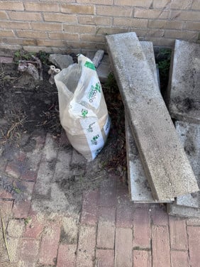 Afsluitbandjes 5 stuks en zakje brekerzand