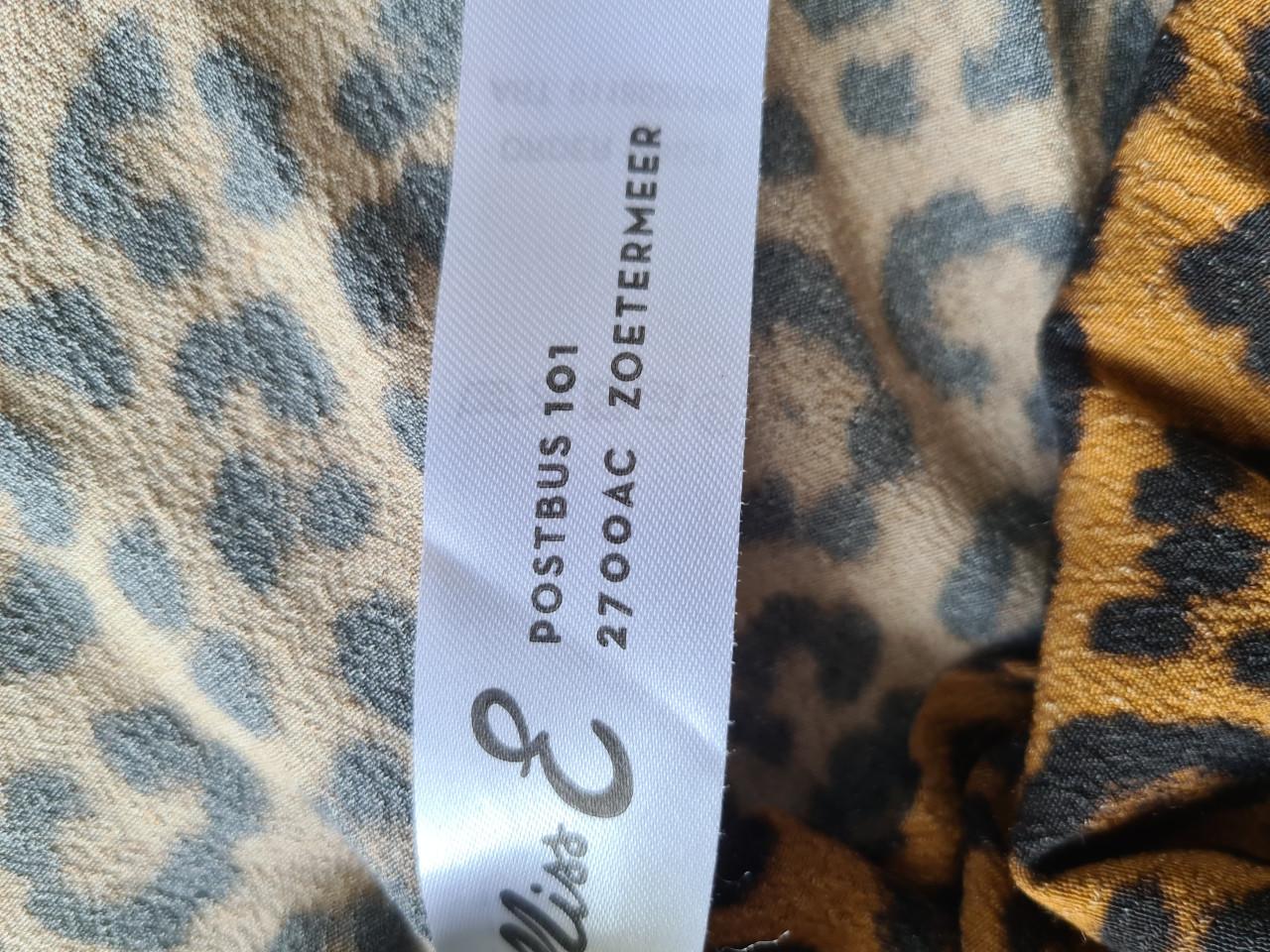Prachtige maxi doorknoop jurk van Miss Etam Mt M-L