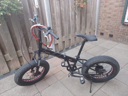 Paco one vouwfiets zwart