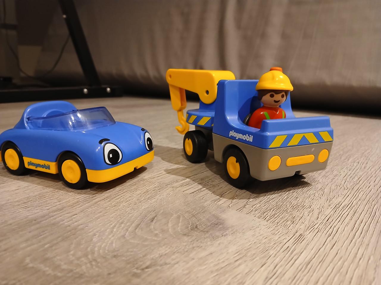 123 playmobil werkman met aanhangwagen, voor Sinterklaas?