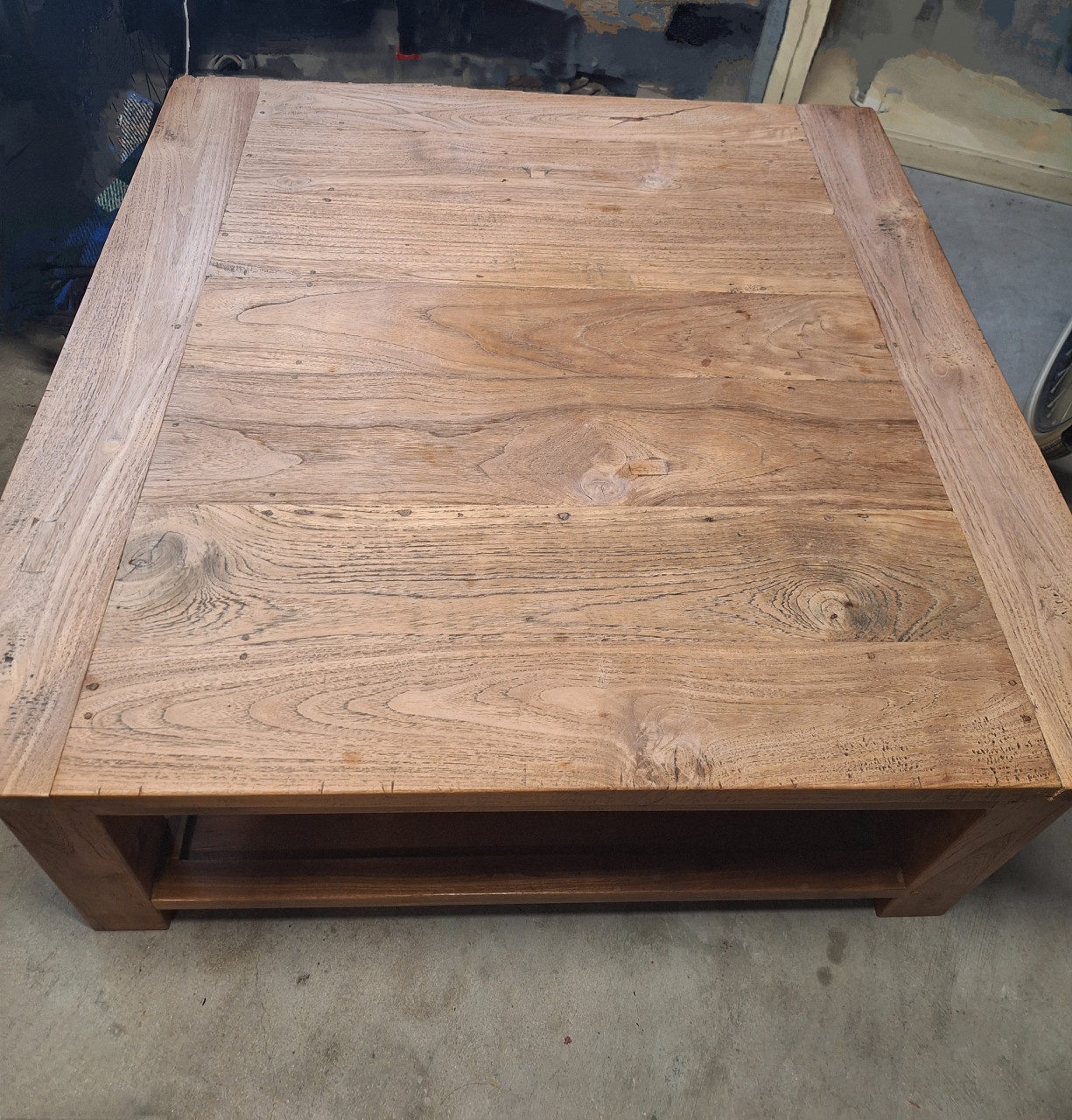 Teakhouten salontafel