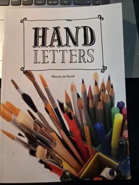 Inspiratieboek Handletters van auteur Miriam de Bondt, 2016