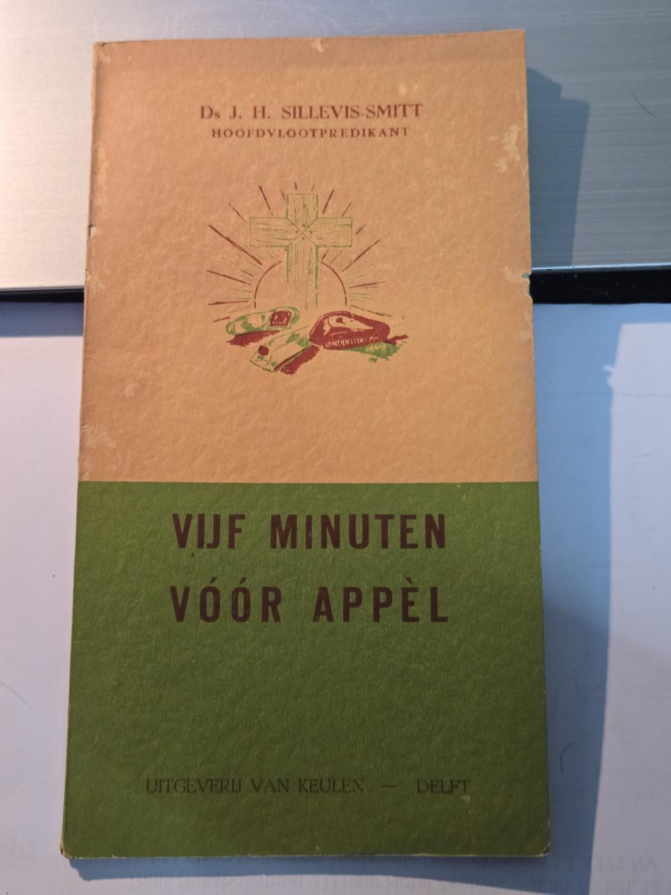 Boekje "Vijf minuten vóór appèl", .2e gewijzigde druk 1947