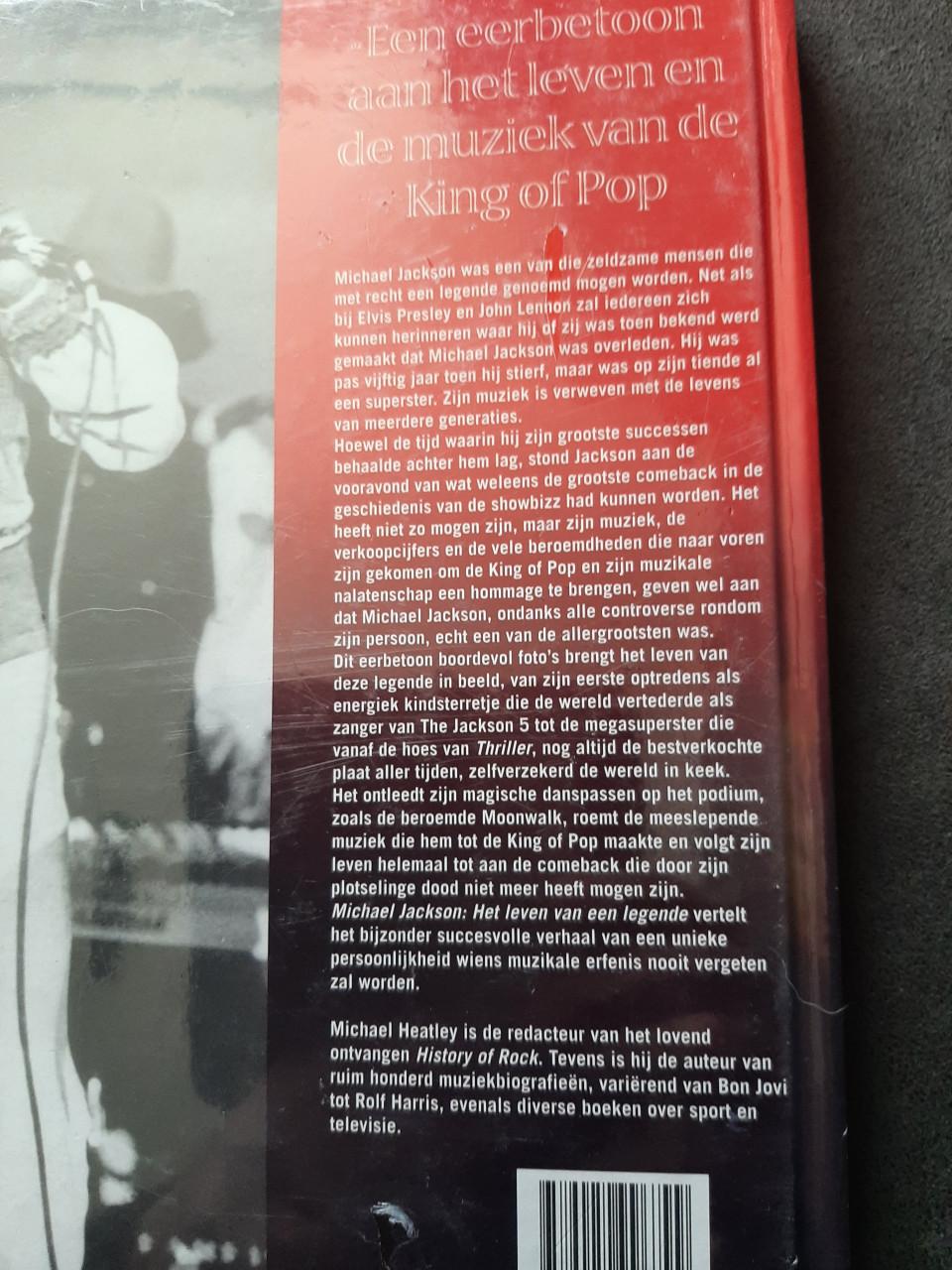 Boek michael jackson - 1958- 2009