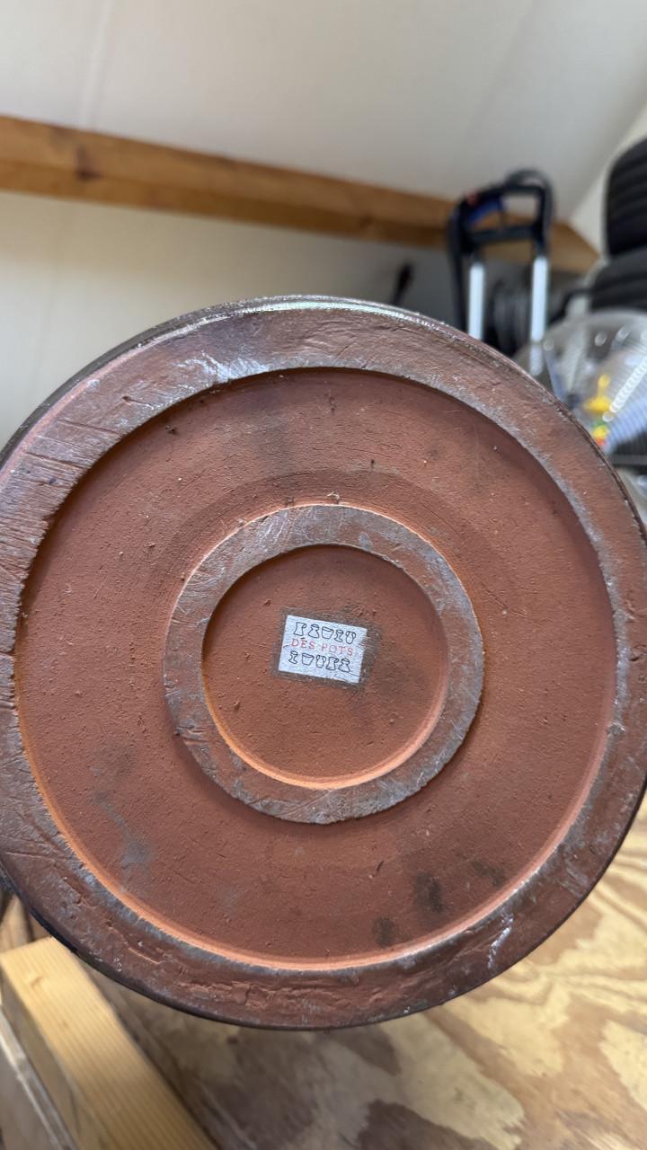 Bloempotten 22,5cm nieuwstaat ceramic velvet