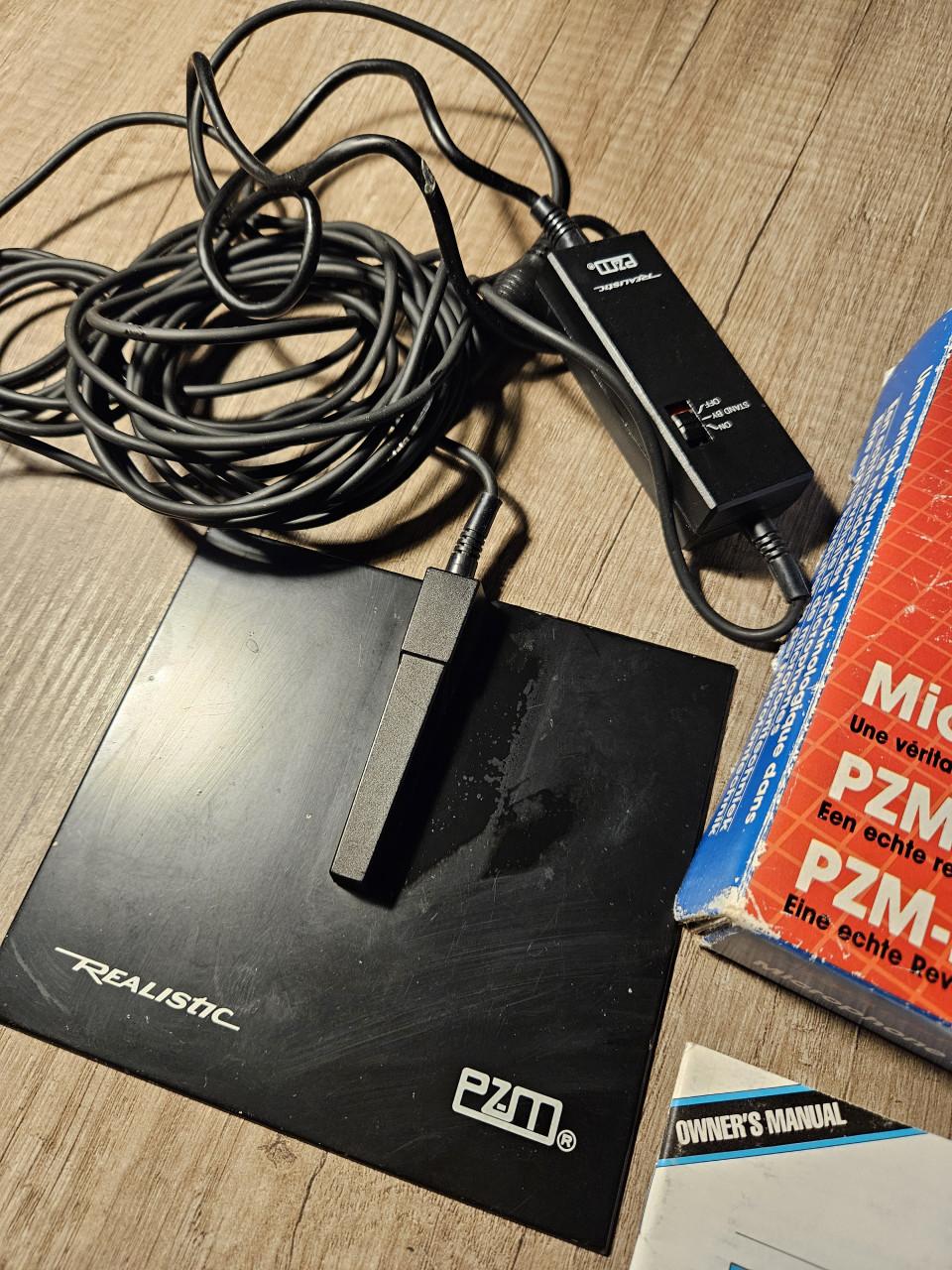 Mooi compleet vintage Realistic microfoon PZM...