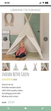Speeltent tipi indianentent Angels and Bandits