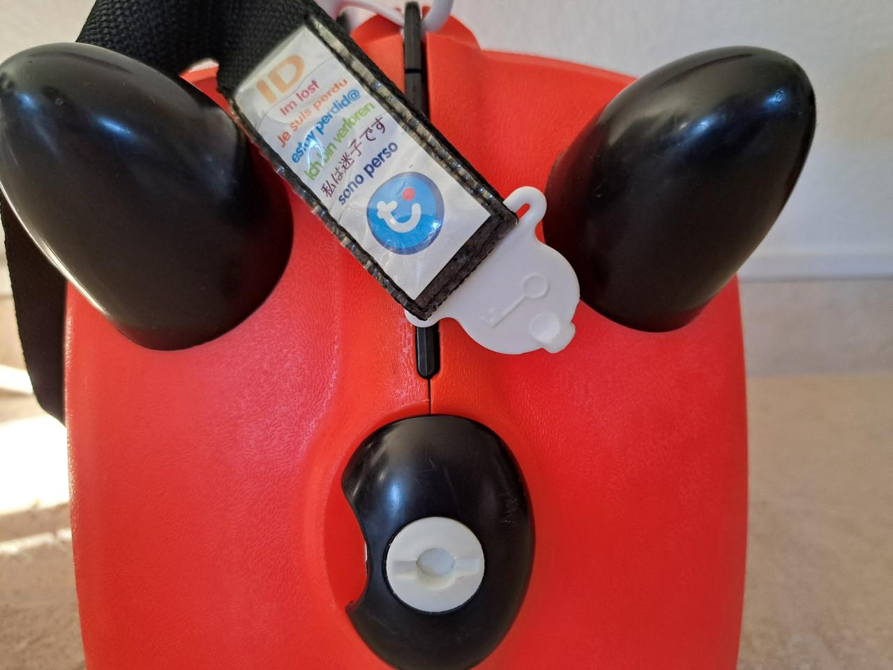 Trunky koffer rood lieveheersbeestje handbagage kinderen