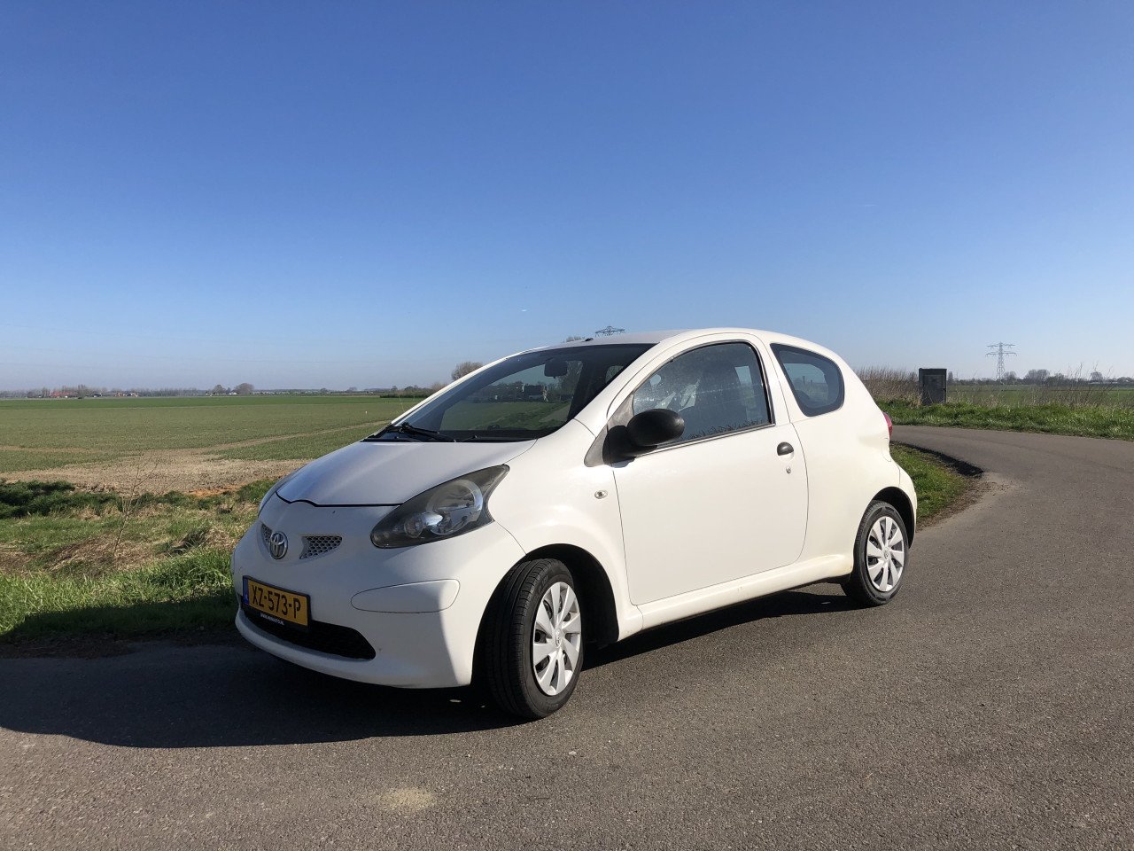 Toyota Aygo, 3deurs wit