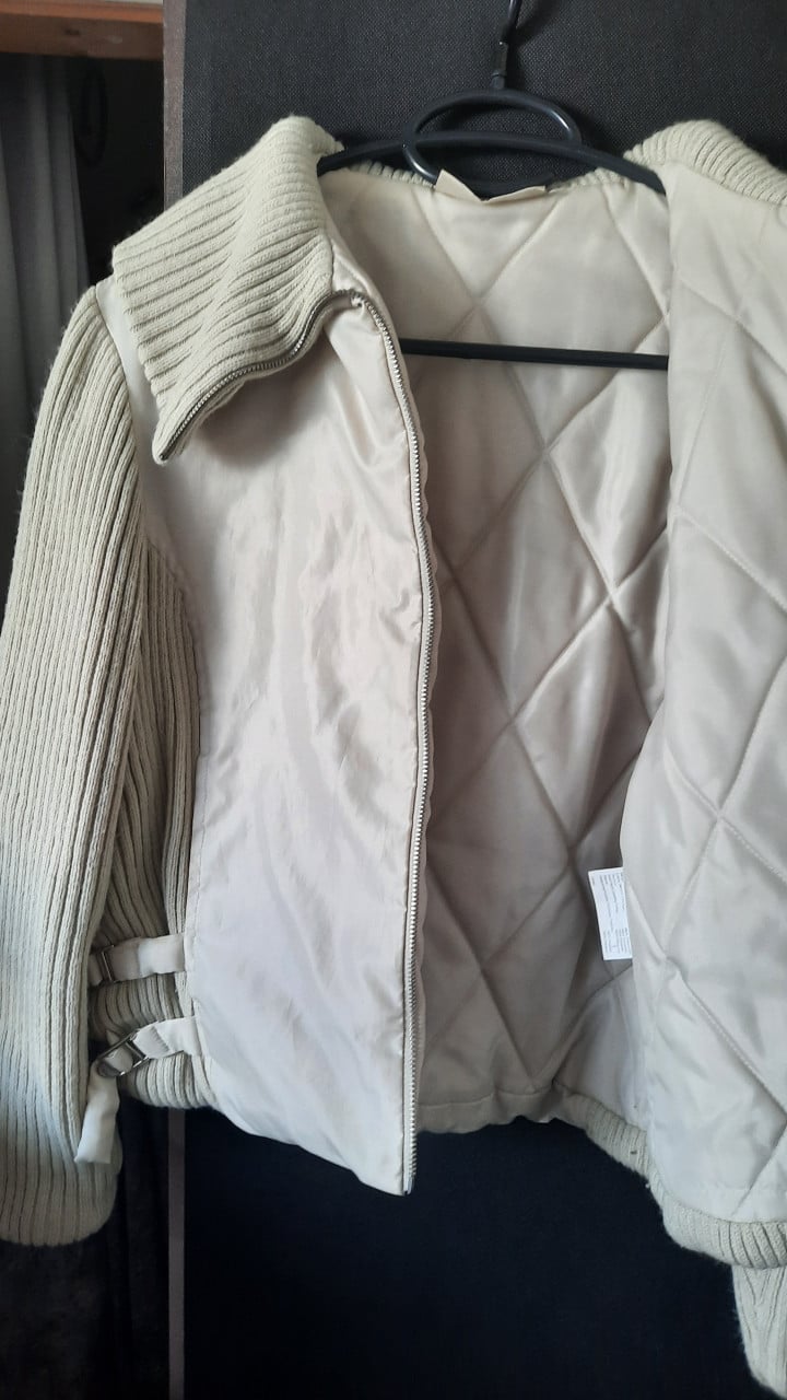 Korte jas beige