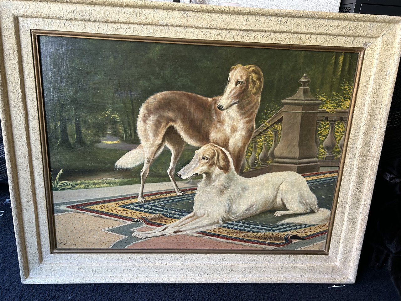 Te koop of te ruil olieverfschilderij.