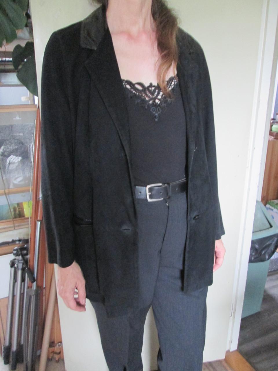 Vintage Italiaans suede blazer