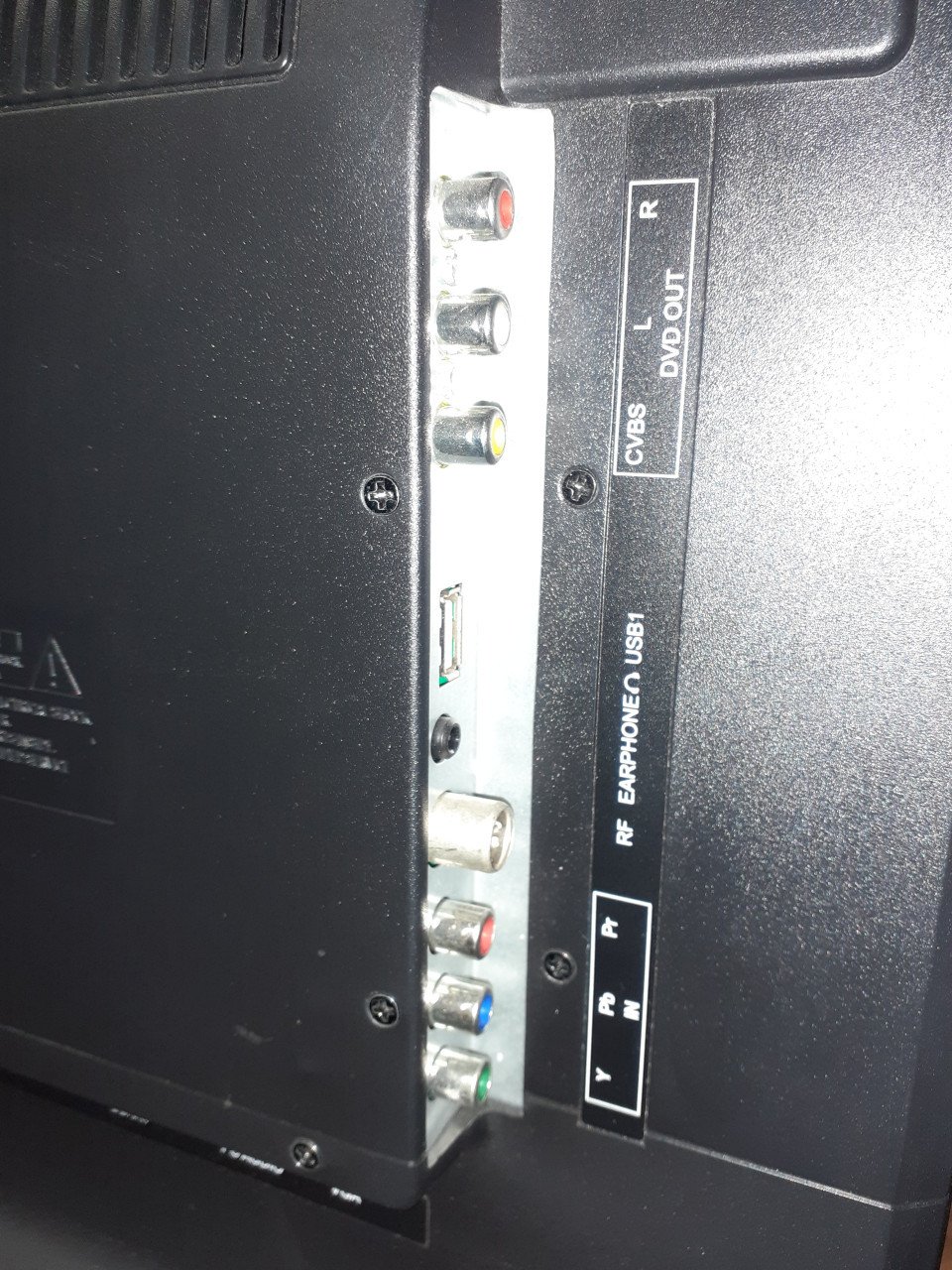 Satellite schotel antenne en TV erbij