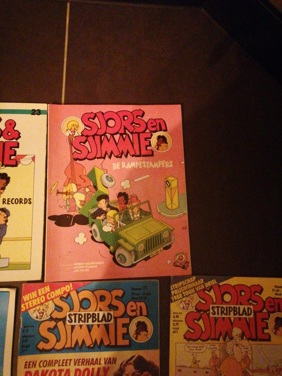 16 x Sjors en Sjimmie 1988, 1989,1991