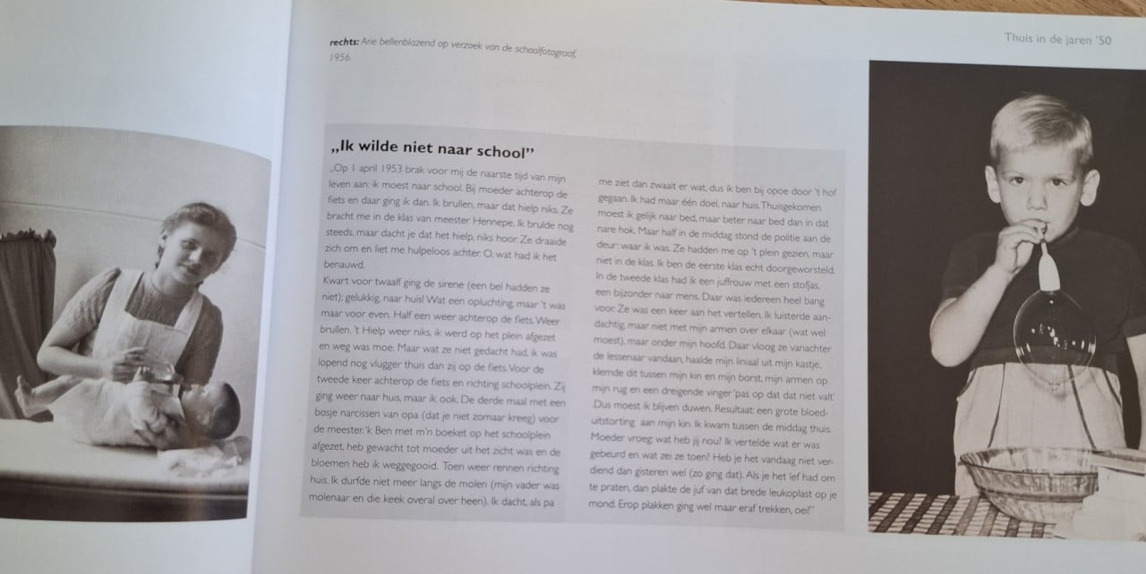 Thuis in de jaren vijftig, door P. Boer