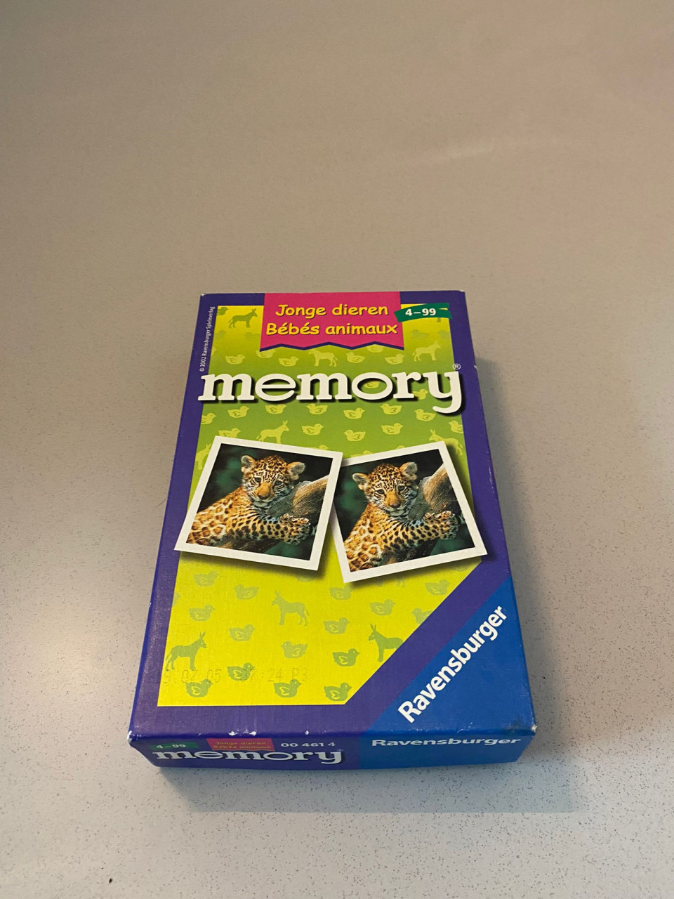 Memory Jonge dieren Ravensburger Kompleet
