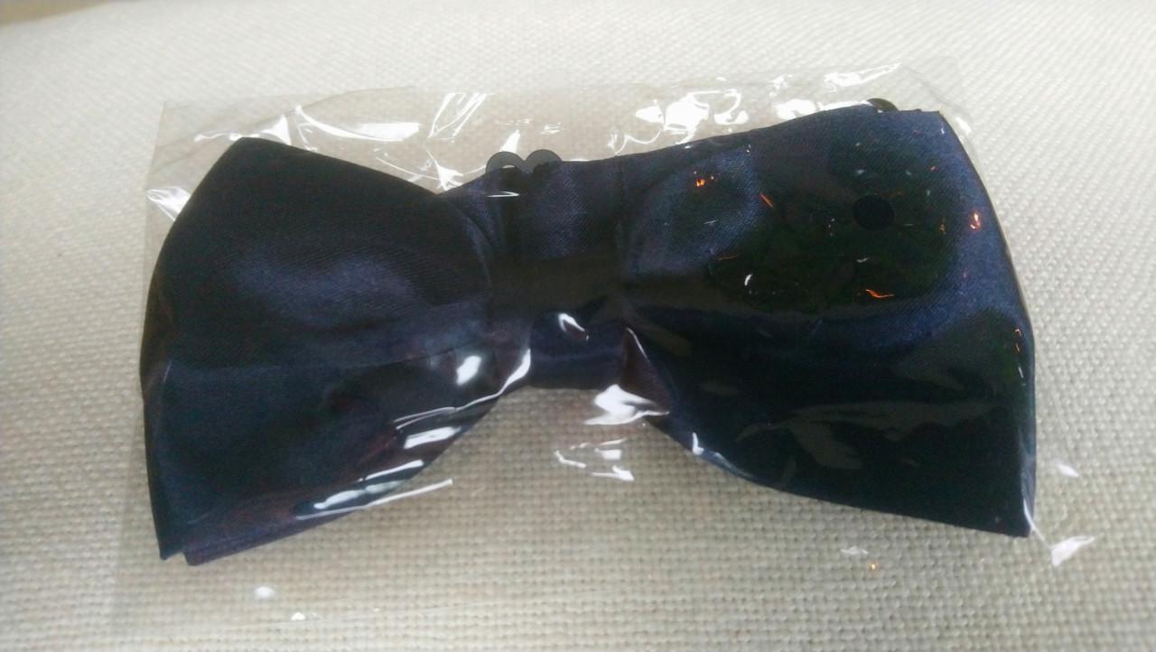 Vlinderdas vlinderstrik donkerblauw - NIEUW