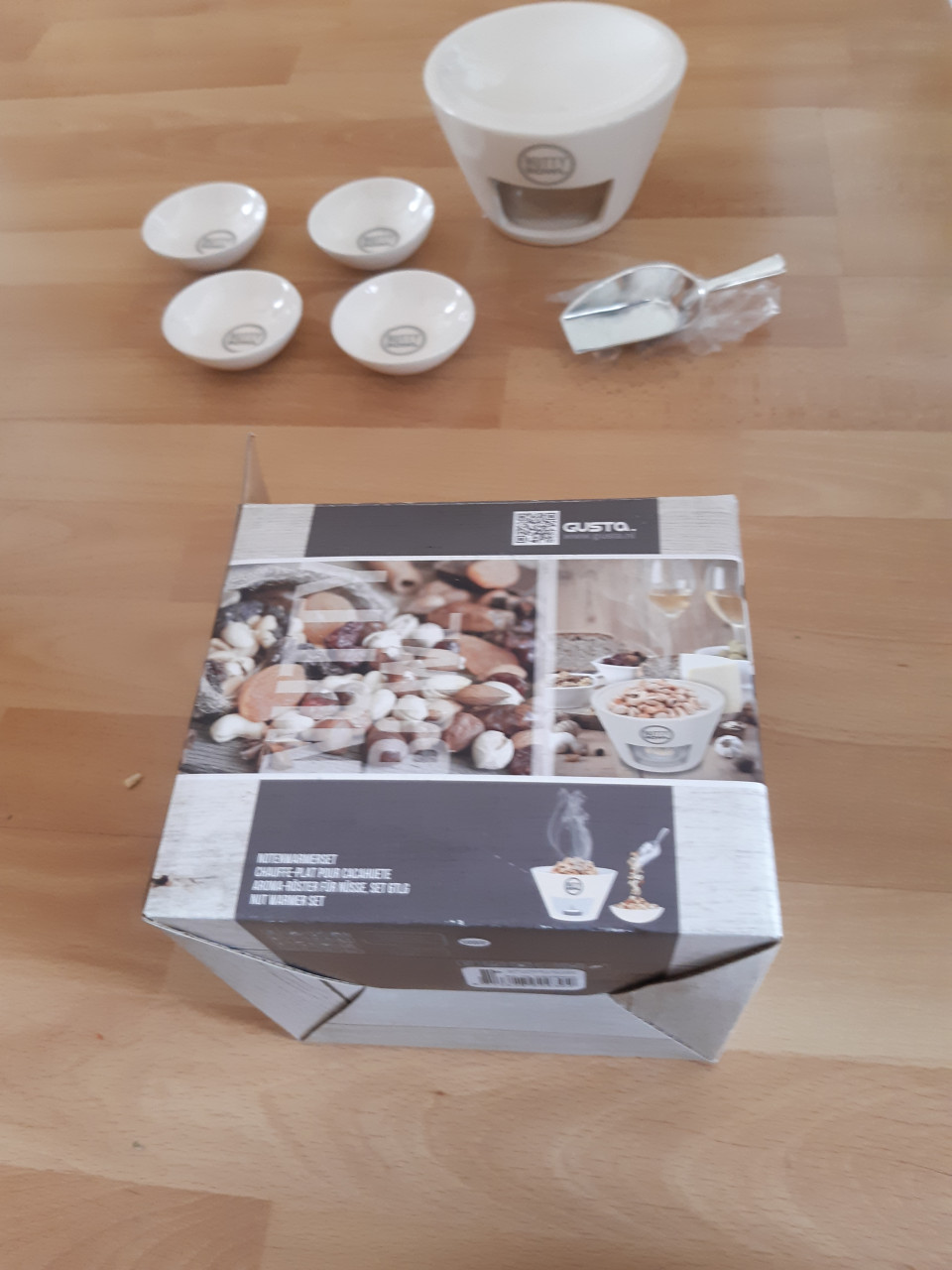 Notenwarmer NUTTY BOWL nieuw in de doos