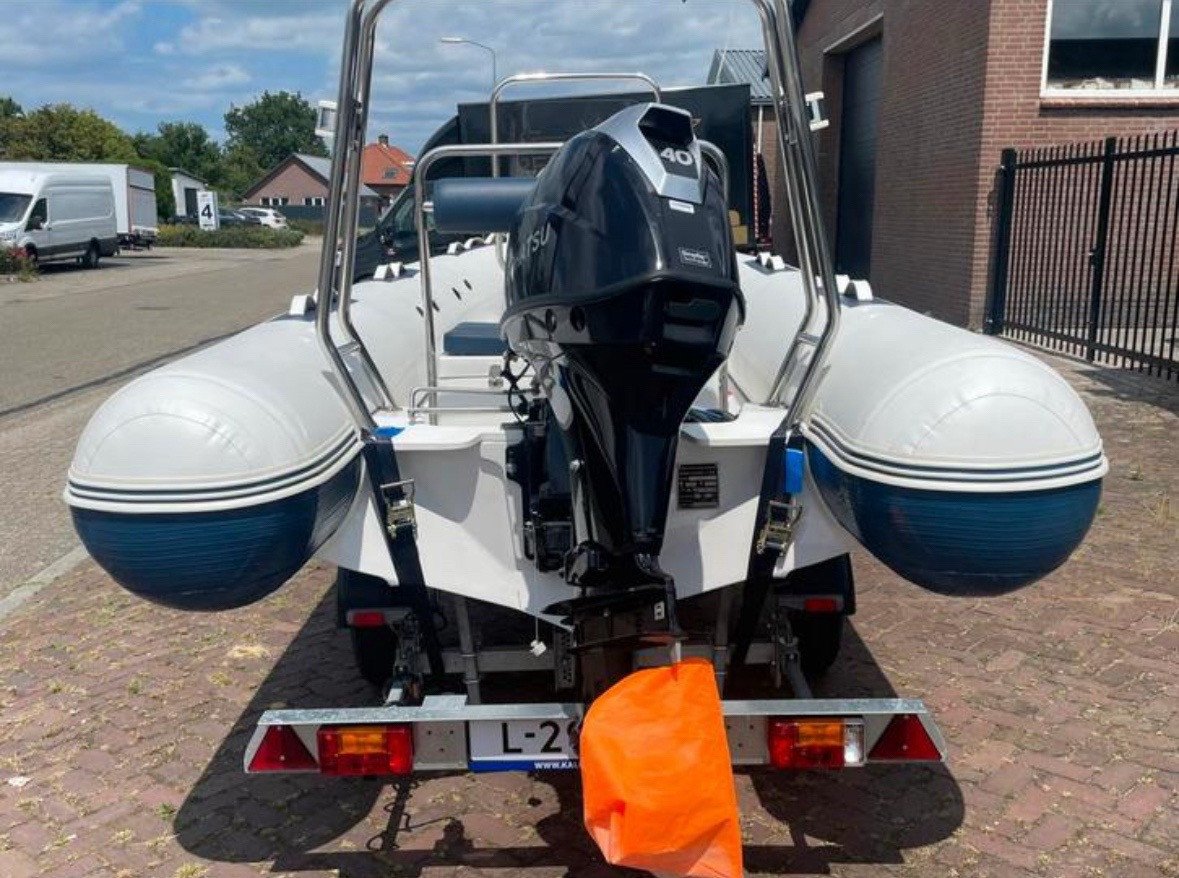 Aquaparx Rib 480 met 40pk 4 takt 15 uur.