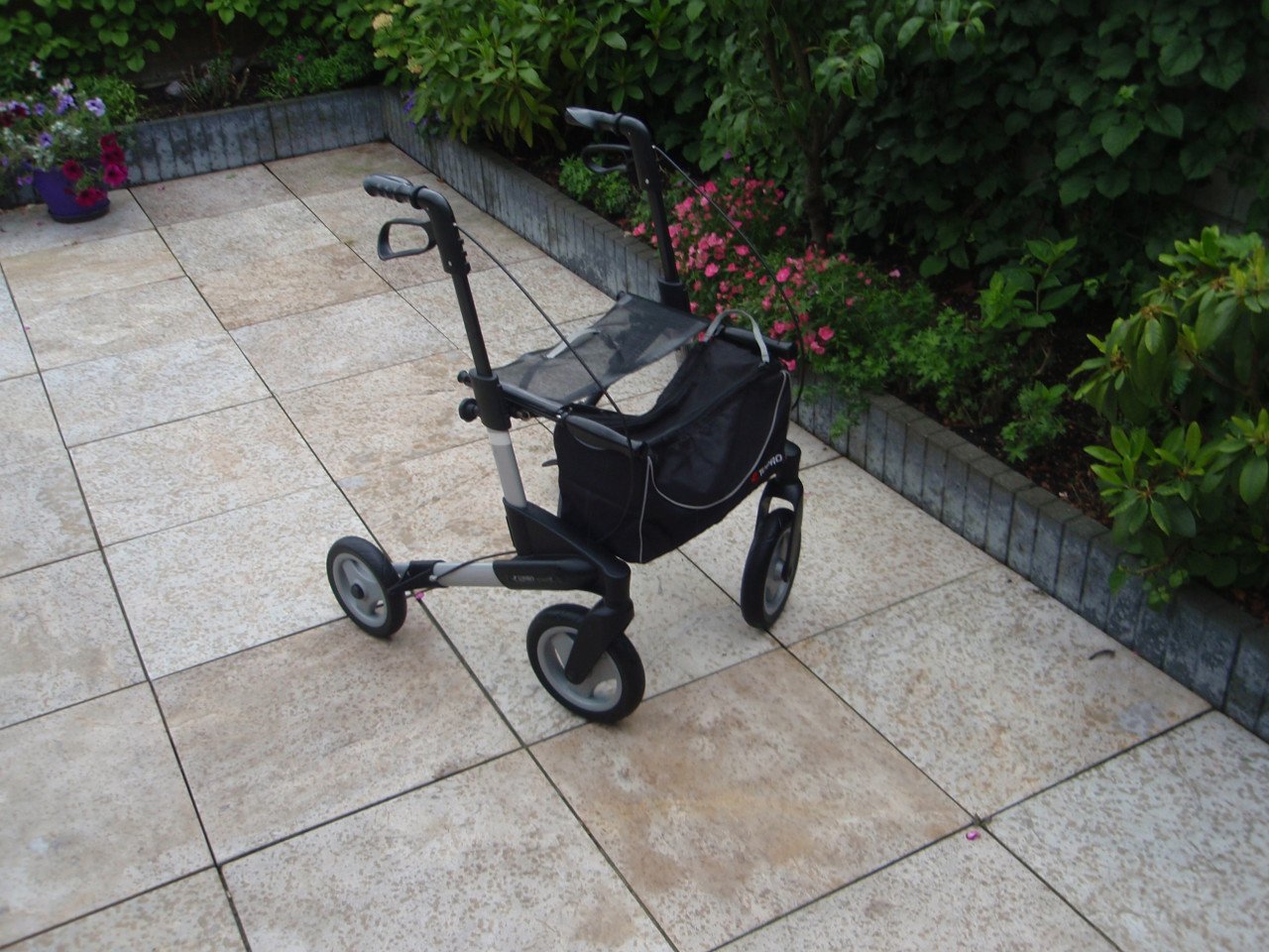 Zgan Topro Olympos opvouwbare lichtgewicht rollator met grote wielen