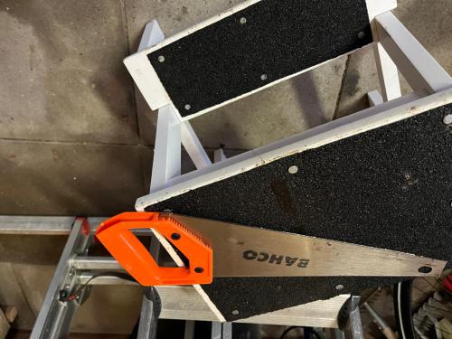 Houten IKEA keukentrapje / werkkrukje met anti-slip