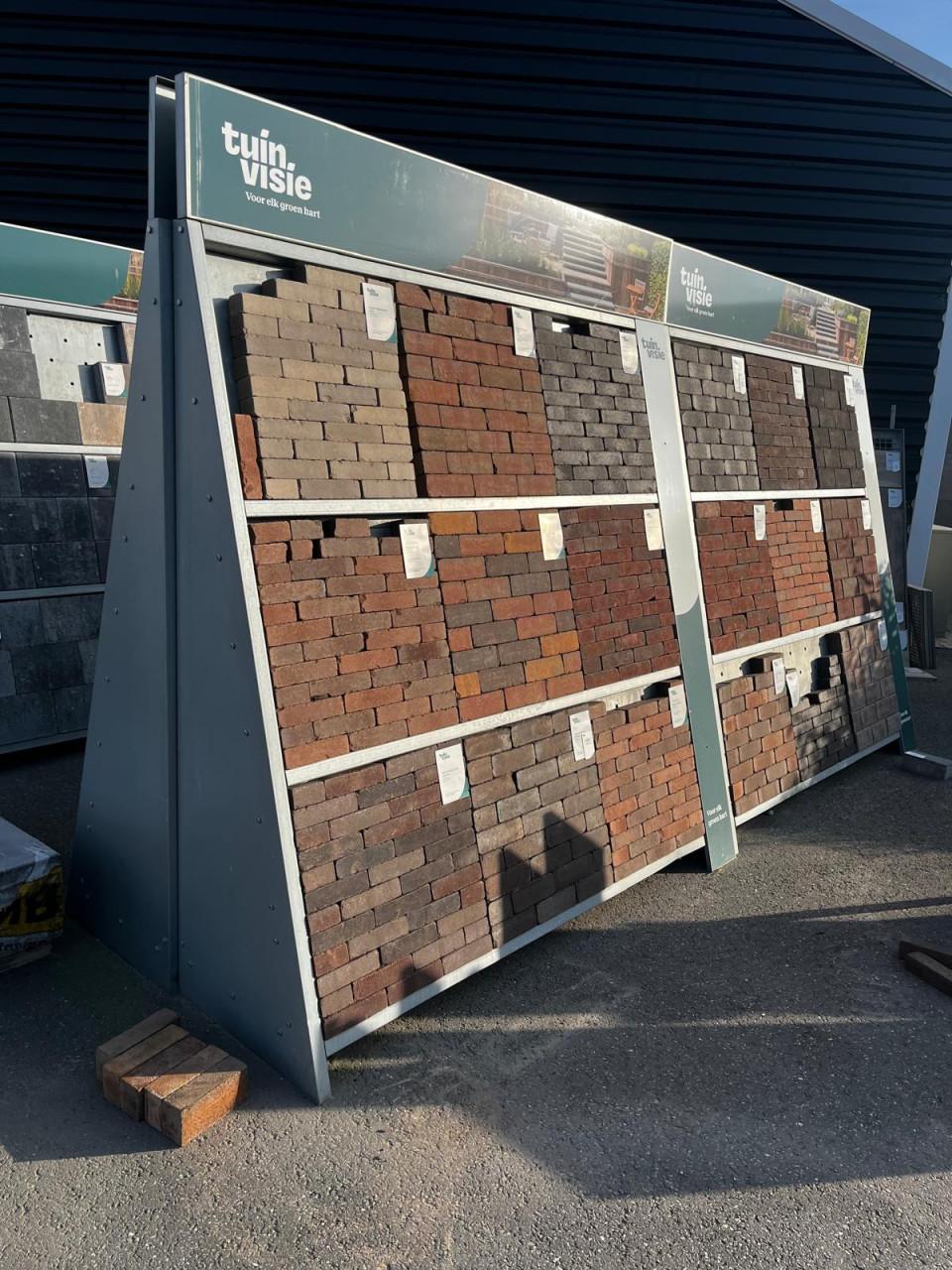 Diverse soorten Nieuw gebakken klinkers