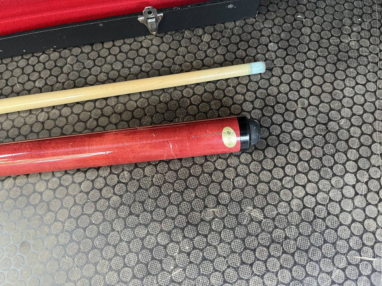 Biljart keu Merk Olympia met koffer