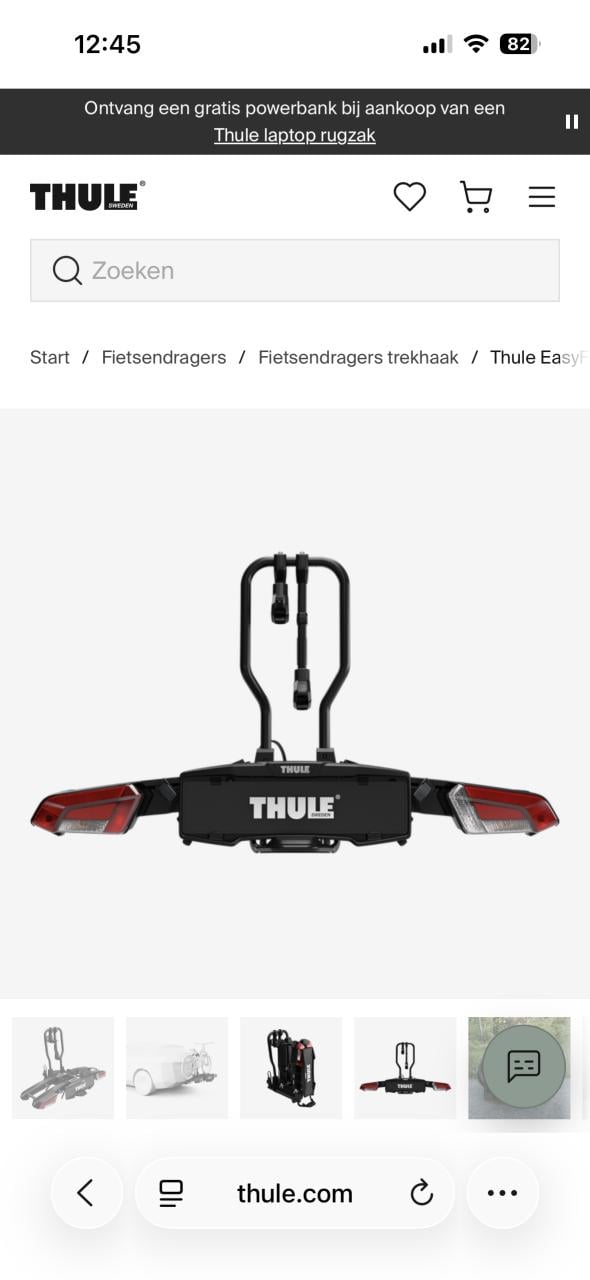 Thule fietsendrager