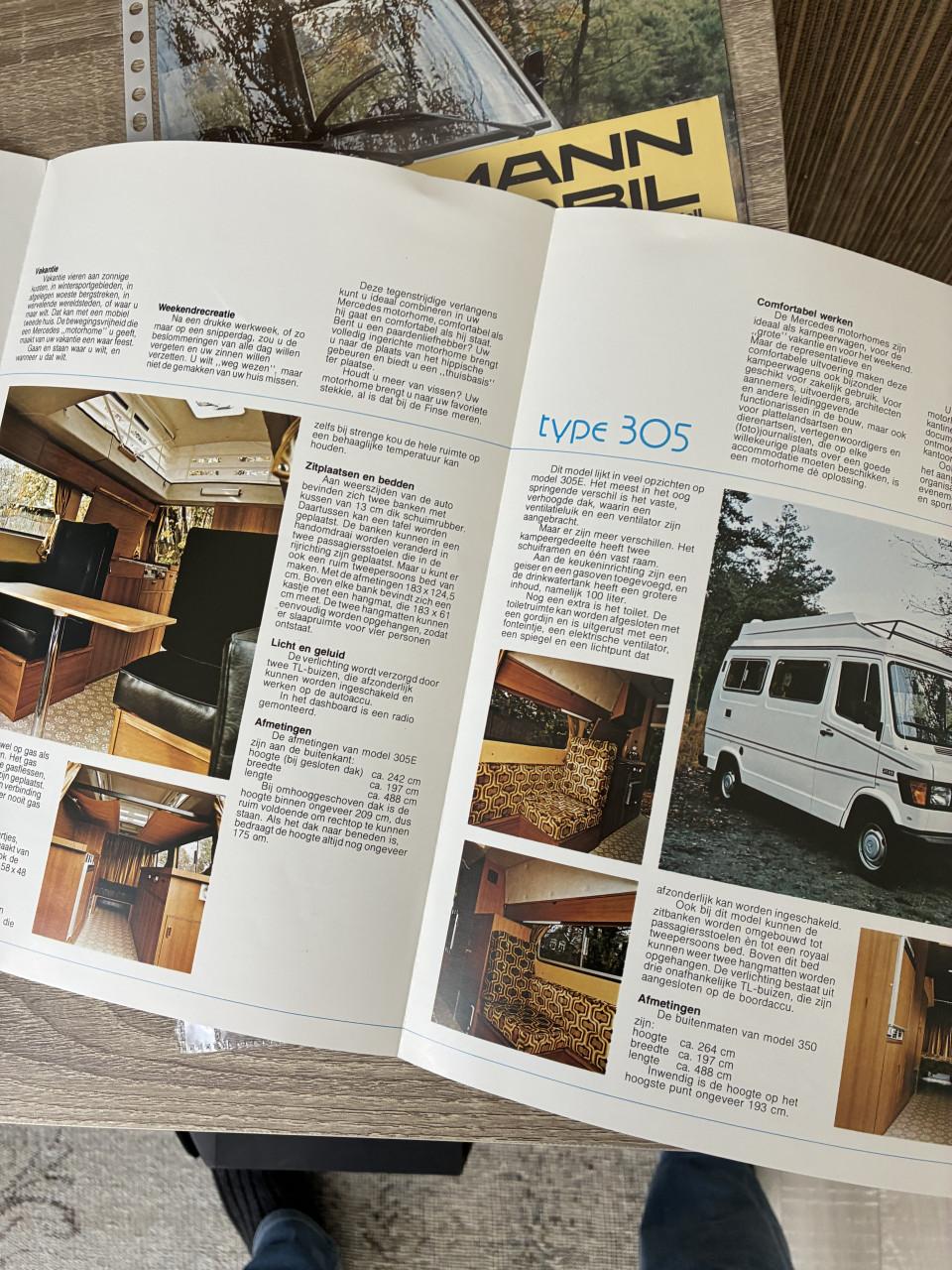 Mercedes 207 208 camper folders