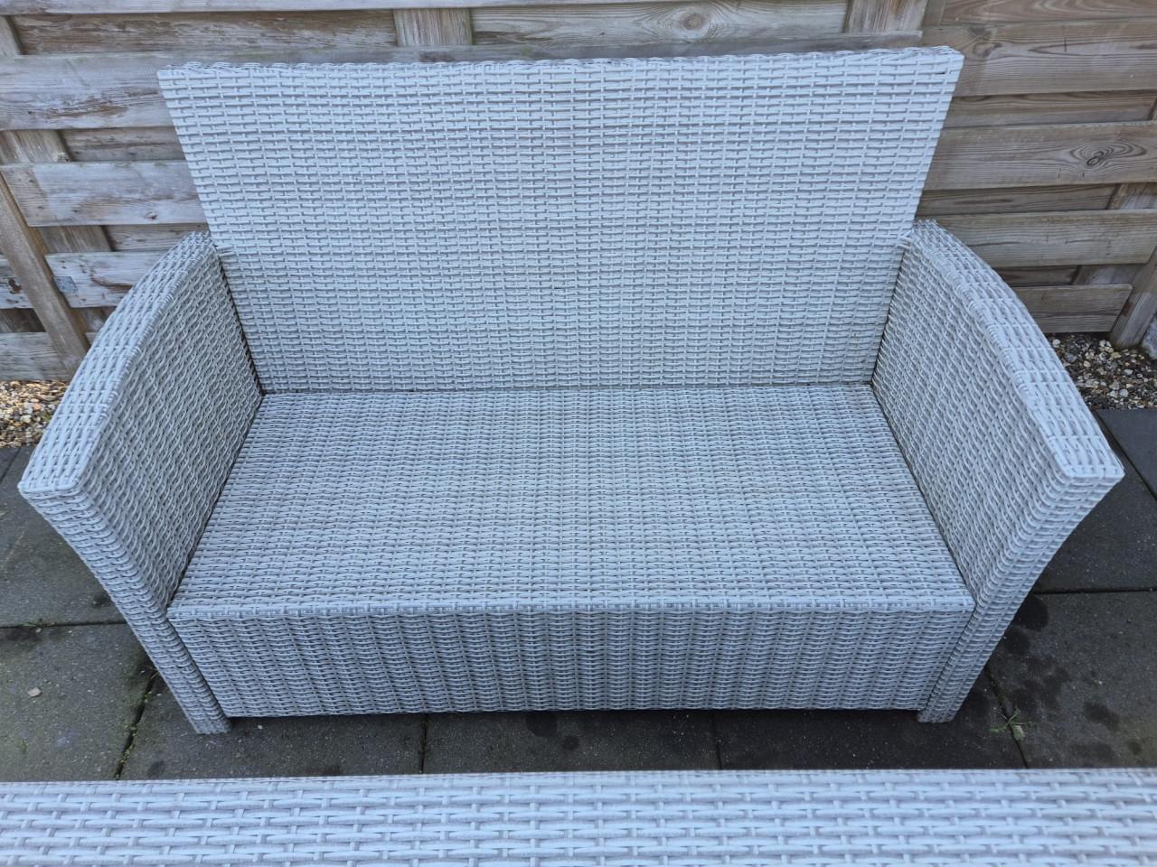 Loungeset met hoge tafel (Bezorging mogelijk)