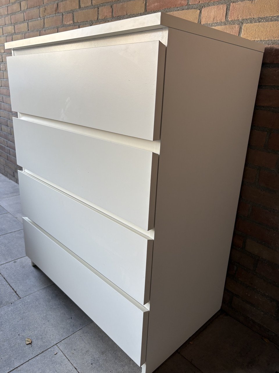 IKEA MALM ladekast 4 lades wit