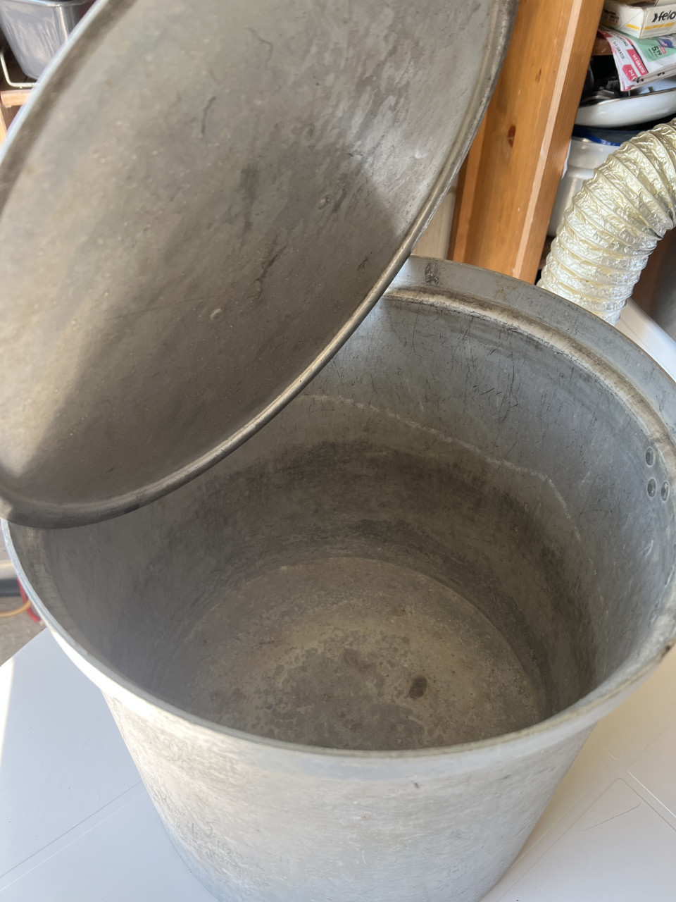 Groot horeca Kookpan 40x40 cm. Als nieuw.