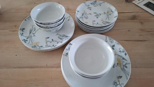 Vogel servies 6 personen