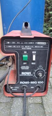 Lasapparaat mig co2 met gasfles en laskap