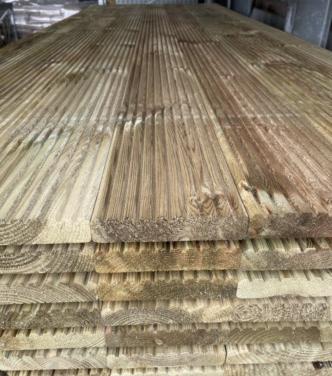 Vlonderplanken geïmpregneerd incl balken eronder