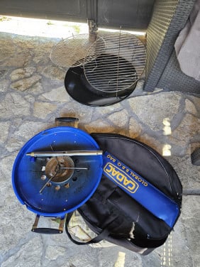 Mooie grote draagbare Cadac Skottelbraai gas BBQ in nette staat...