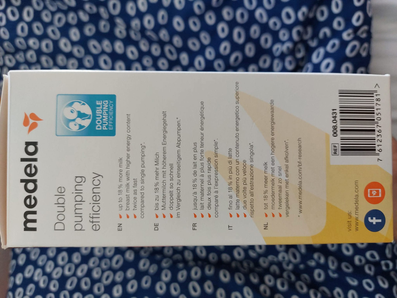 Medela Symphony, dubbele afkolfset