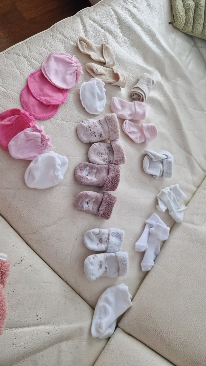 Newborn baby meisje kleding + flessensets