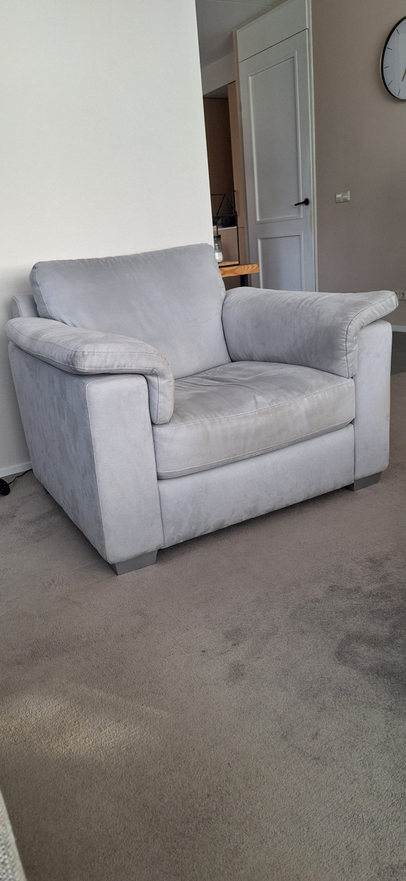 Fauteuil lichtgrijs