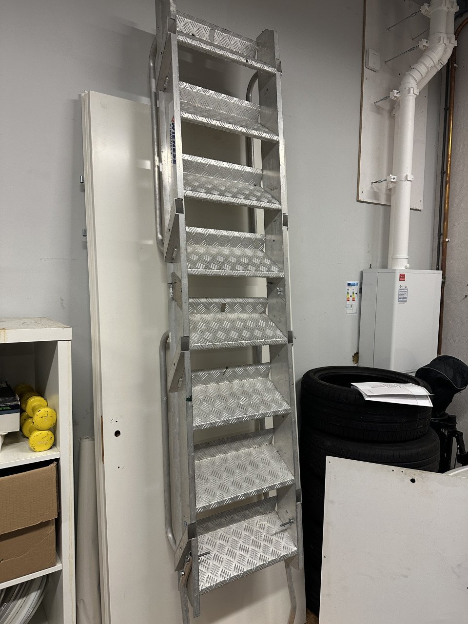 Dakkapel ladder (aluminium)