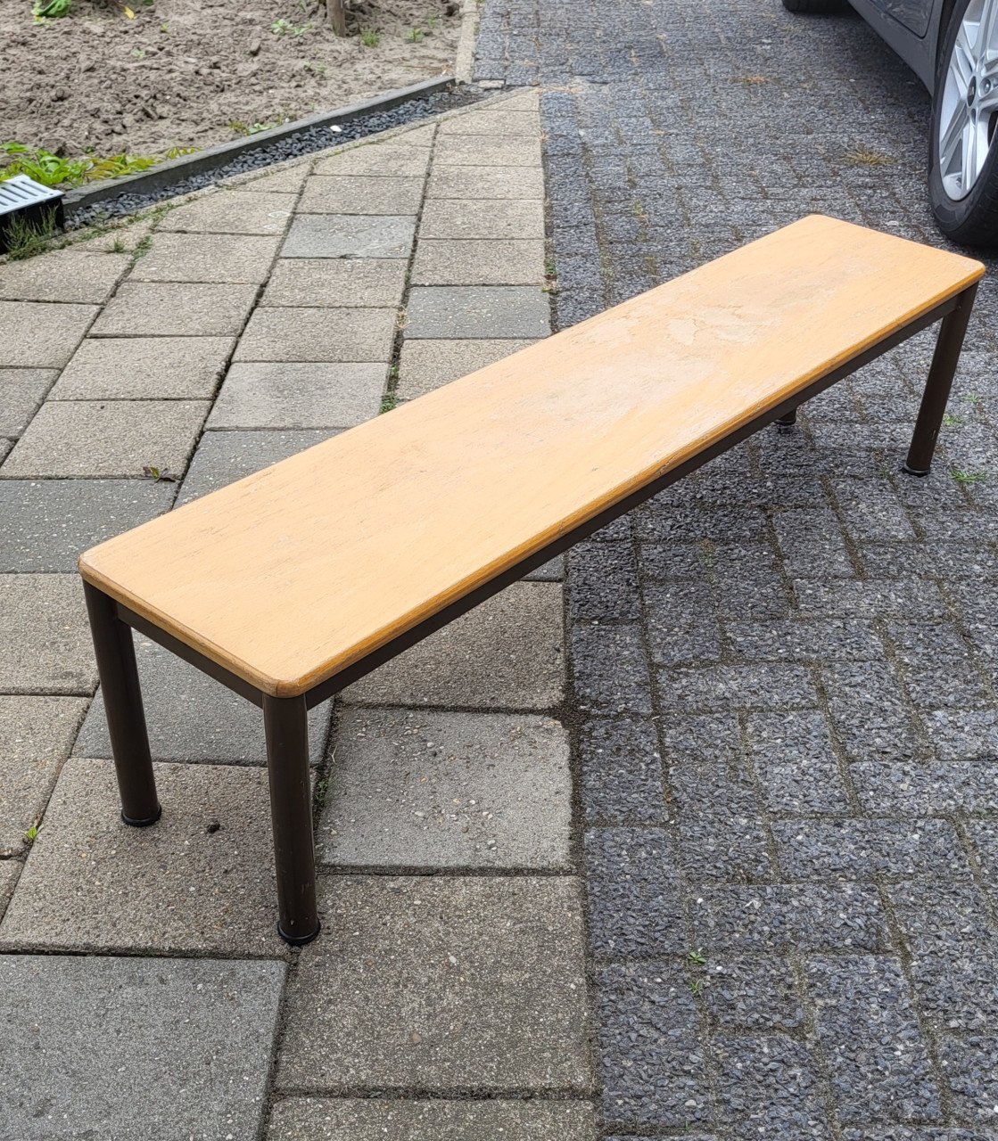 Bankje 140 x 30 cm en hoogte 35 cm
