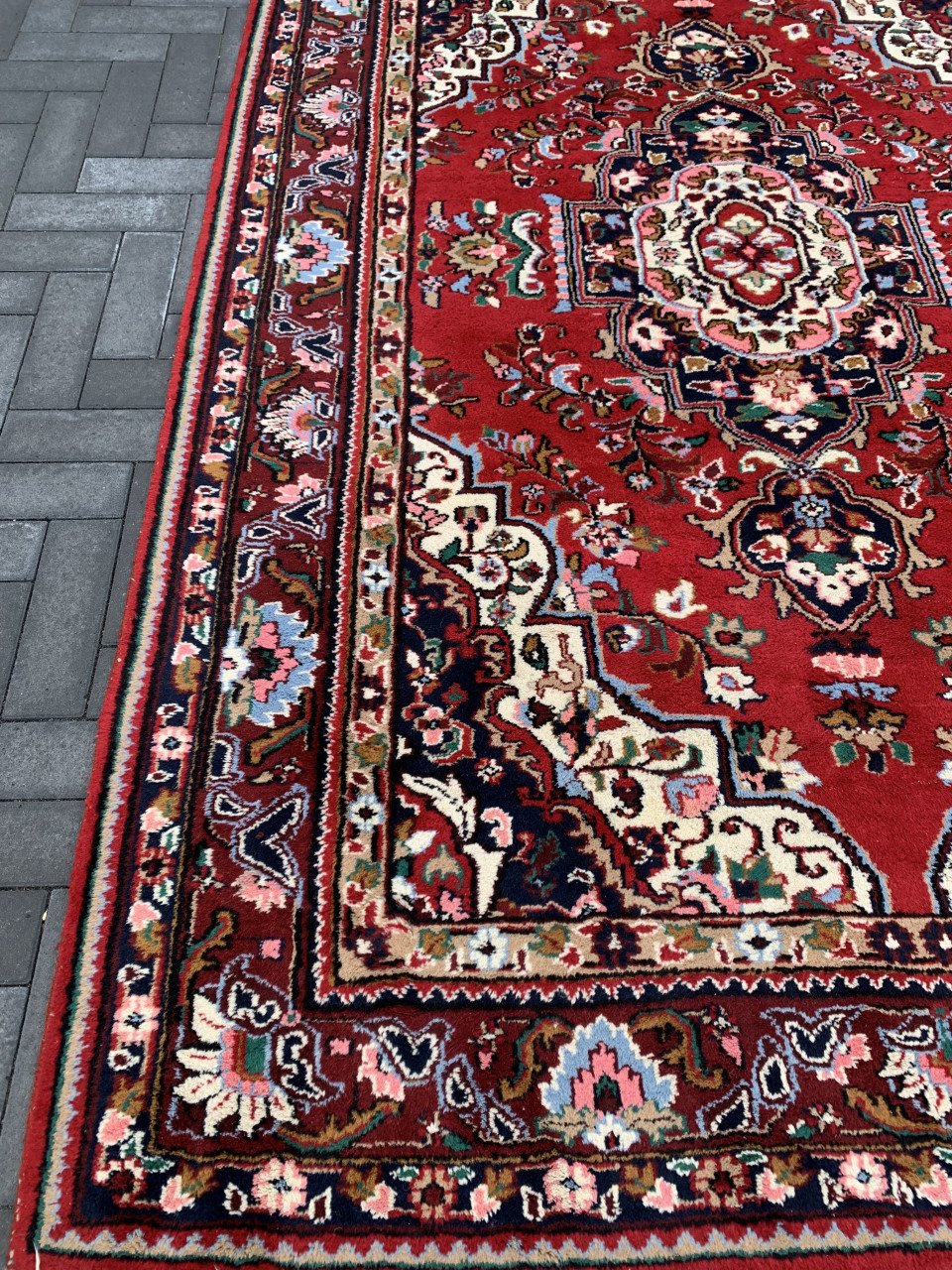 ✨Waanzinnig Mooi Handgeknoopt Vintage Vloerkleed ✨295 bij 195 cm✨