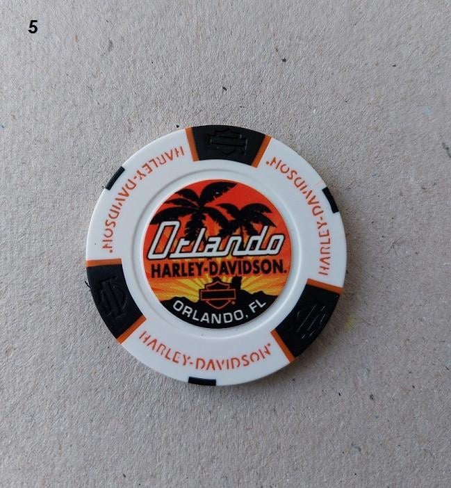 Harley Davidson Pokerchips uit Orlando