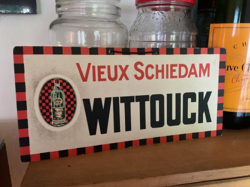 Oud reclamebord “ Vieux Schiedam “