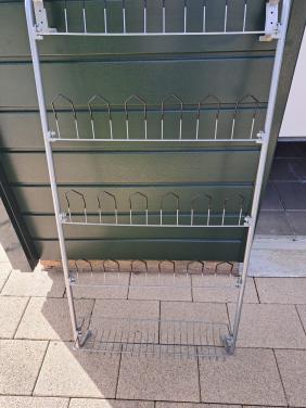 Z.g.a.n aluminium schoenen rek voor aan de deur