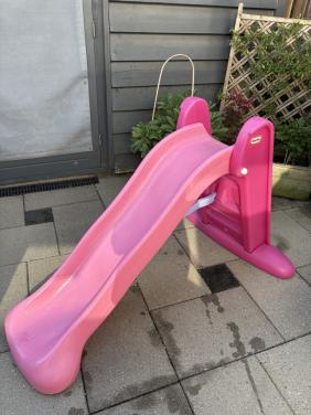 Roze glijbaan