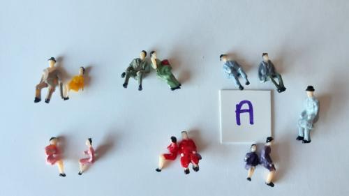 H0 Passagiers / Zittende Figuren / Poppetjes